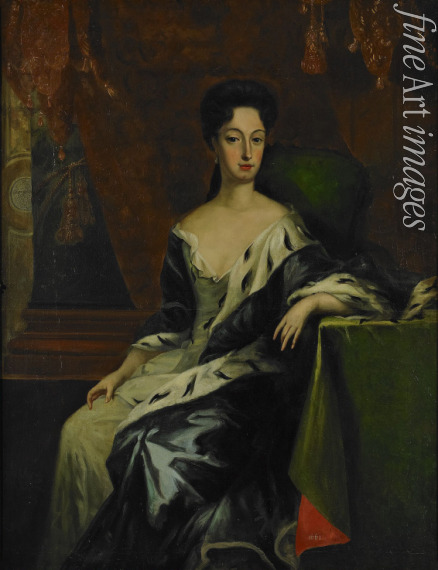 Krafft David von - Portrait of Princess Hedvig Sofia of Sweden, Duchess of Holstein-Gottorp (1681-1708)