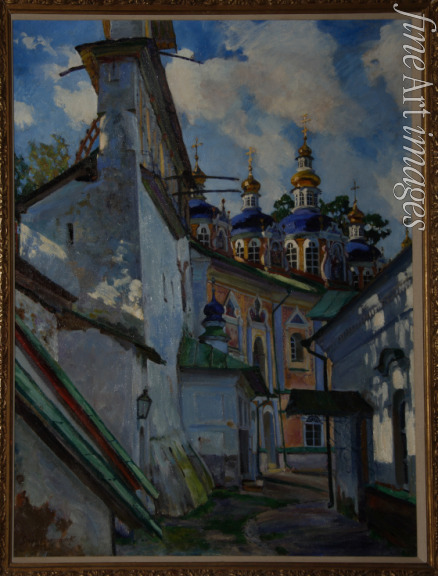 Vinogradov Sergei Arsenyevich - View of the Pskovo-Pechersky Monastery