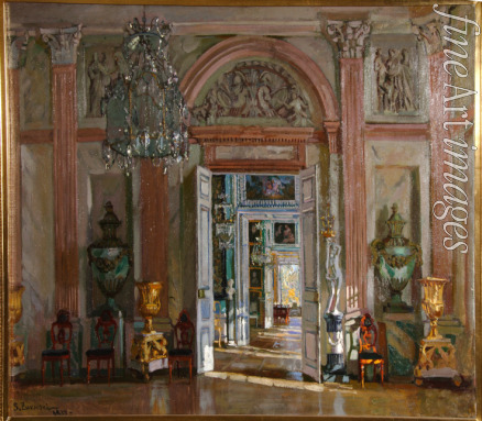 Zhukovsky Stanislav Yulianovich - The Great Vestibule in the Kuskovo Palace