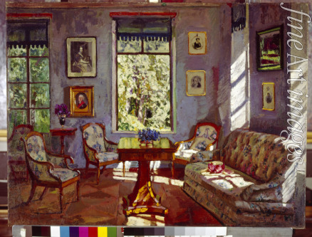 Zhukovsky Stanislav Yulianovich - The sitting room in the Manor House 