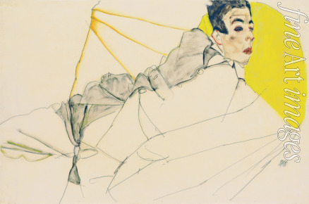 Schiele Egon - Reclining Boy (Erich Lederer)