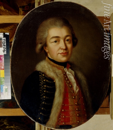 Unbekannter Künstler - Porträt des Fürsten Stepan Borisowitsch Kurakin (1754-1805)