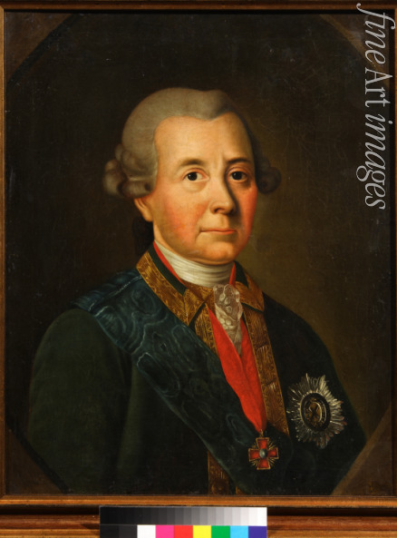Unbekannter Meister des 18. Jhs. - Porträt von Fjodor Iwanowitsch Wadkowski (1712-1783)