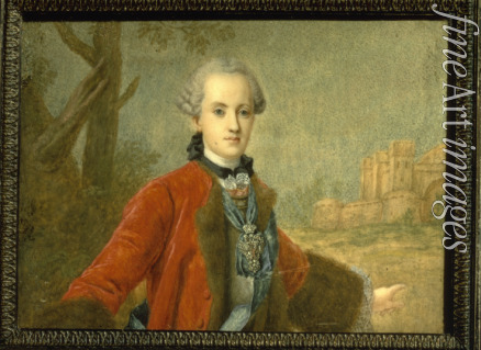 Unbekannter Meister des 18. Jhs. - Porträt von Kirill Graf Rasumowski (1728-1803), Hetman und General-Feldmarschall