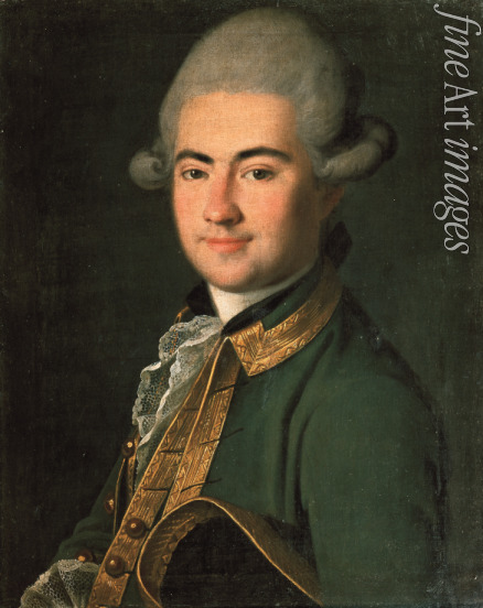 Christineck Carl Ludwig Johann - Portrait of the playwright Alexander Andreyevich Volkov (1736-1788)