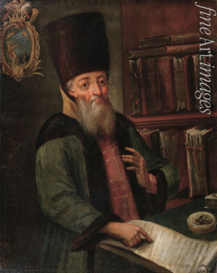 Unbekannter Künstler - Porträt von Afanassi Lawrentjewitsch Ordin-Naschtschokin (1605-1680)