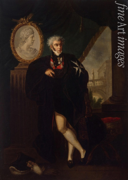 Guttenbrunn Ludwig - Porträt von Dmitri Lwowitsch Naryschkin (1758-1838)