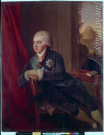 Guttenbrunn Ludwig - Portrait of the Vice-chancellor Prince Alexander Kurakin (1752-1818)