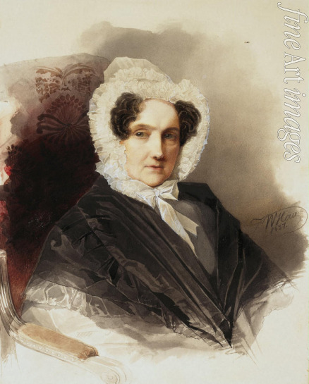 Hau (Gau) Vladimir (Woldemar) Ivanovich - Portrait of Countess Anna Vladimirovna Bobrinskaya (1769-1846)