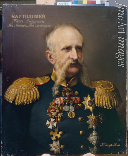 Ksenofontov Ivan Stepanovich - Portrait of Ivan Alexeyevich Bartolomey (1813–1870)