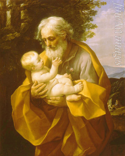 Reni Guido - Saint Joseph with Infant Christ