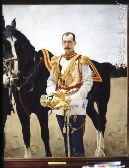 Serov Valentin Alexandrovich - Portrait of Grand Duke Paul Alexandrovich of Russia (1860-1919)