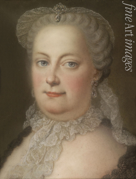Hagelgans Michael Christoph - Porträt der Kaiserin Maria Theresia von Österreich (1717-1780)
