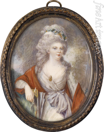 Unbekannter Künstler - Porträt der Zarin Maria Feodorowna von Russland (Sophia Dorothea Prinzessin von Württemberg) (1759-1828)
