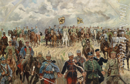 Koch Ludwig - Die verbündeten Monarchen mit ihren Feldherren im 1. Weltkrieg