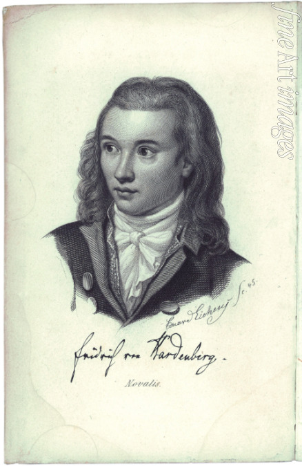 Eichens Friedrich Eduard - Porträt von Novalis (1772-1801)