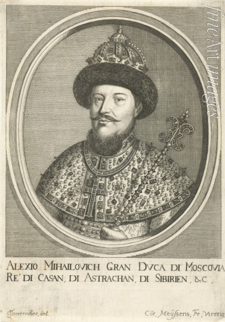 Meyssens Cornelis - Porträt des Zaren Alexei I. Michailowitsch von Russland (1629-1676)