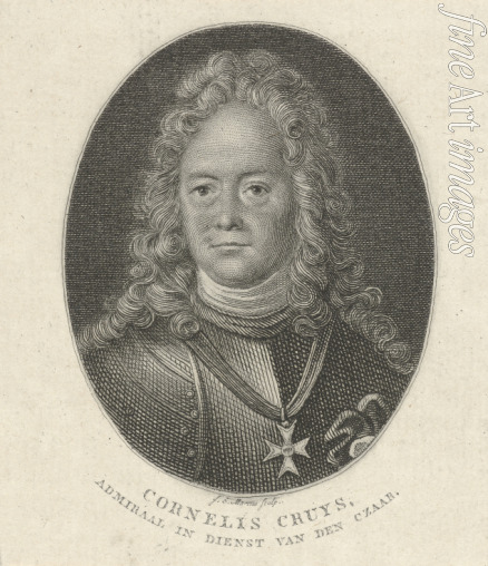 Marcus Jacob Ernst - Portrait of Cornelius Cruys (1655-1727), Vice Admiral of the Imperial Russian Navy