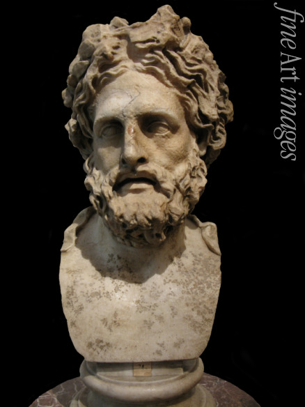 Römische Antike Kunst Klassische Skulptur - Asklepios, der Gott der Heilkunst. (Romische Kopie nach einem griechischen Original von Phyromachos)