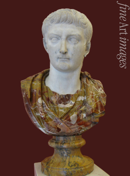 Römische Antike Kunst Klassische Skulptur - Büste des Tiberius