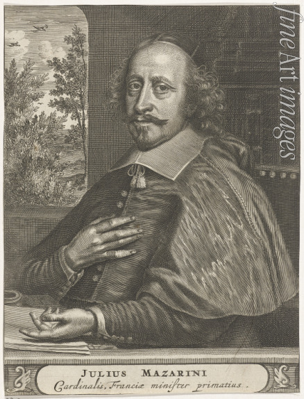 Hagen Christiaan - Porträt von Kardinal Jules Mazarin (1602-1661)