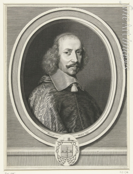 Nanteuil Robert - Porträt von Kardinal Jules Mazarin (1602-1661)
