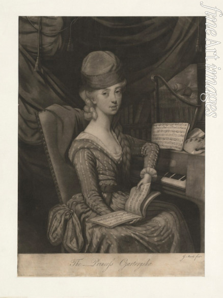 Marchi Giuseppe Filippo Liberati - Portrait of Princess Izabela Czartoryska (née Countess Fleming) (1746-1835)