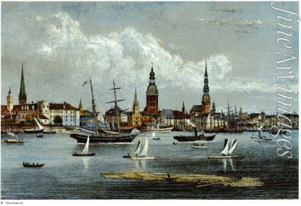 Stavenhagen Wilhelm Siegfried - Blick auf Riga