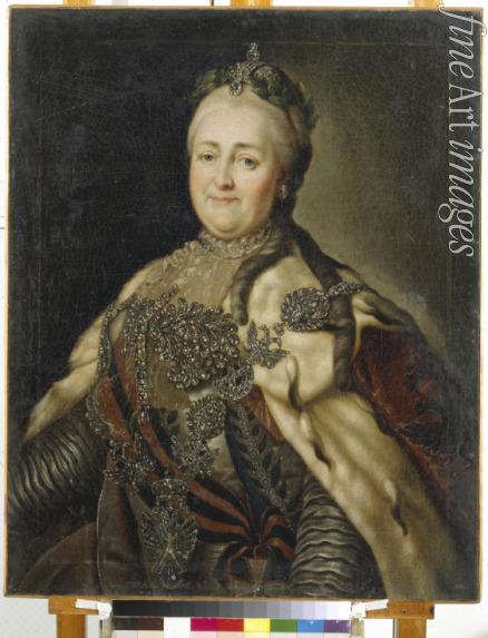 Christineck Carl Ludwig Johann - Portrait of Empress Catherine II (1729-1796)