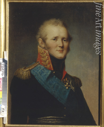 Shchukin Stepan Semyonovich - Portrait of Emperor Alexander I (1777-1825)