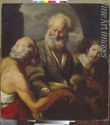 Strozzi Bernardo - Saint Peter healing a paralytic