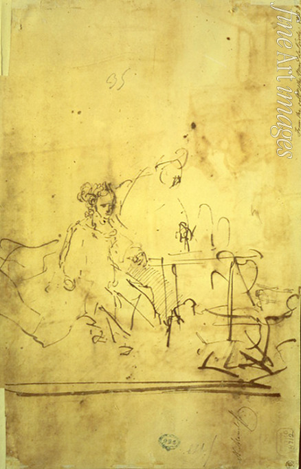Rembrandt van Rhijn - Ahasverus, Haman und Esther