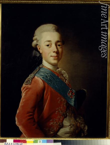 Roslin Alexander - Portrait of Grand Duke Pavel Petrovich (1754-1801)