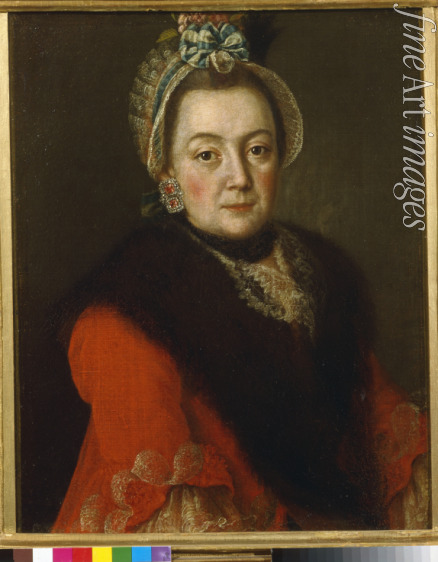 Antropov Alexei Petrovich - Portrait of Anna Ivanovna Kolycheva