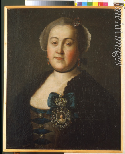 Antropov Alexei Petrovich - Portrait of Countess Agrippina Leontievna Apraxina