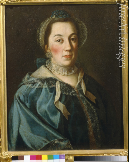 Antropov Alexei Petrovich - Portrait of Countess Yelizaveta Franzevna Buturliina