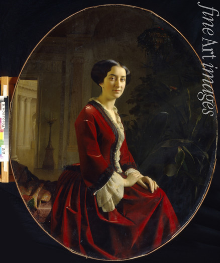 Zaryanko Sergei Konstantinovich - Portrait of Countess Yelizaveta Christoforovna Abamelik-Lazareva