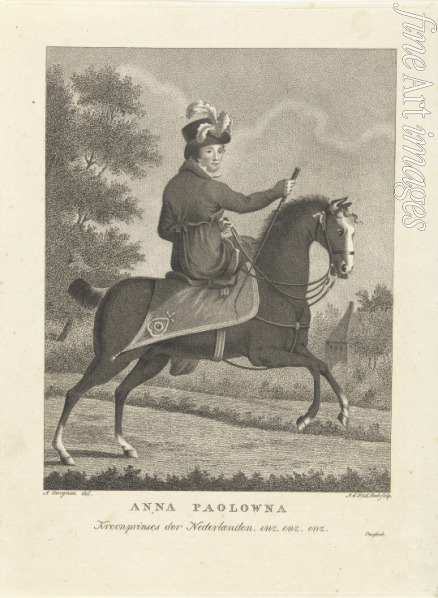 Beek Antonie van der - Grand Duchess Anna Pavlovna of Russia (1795-1865)