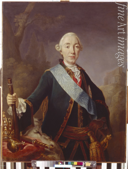 Pfandzelt Lucas Conrad - Portrait of the Tsar Peter III of Russia (1728-1762)