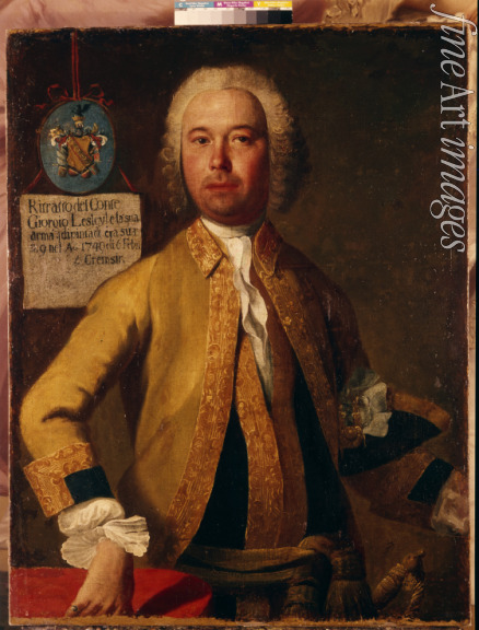 Grooth Georg-Christoph - Portrait of General Count George Lesley (1720-1772)