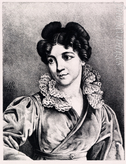 Rezvoy Modest Dmitryevich - Portrait of Countess Praskovya Petrovna Kutaysova (1784-1870)