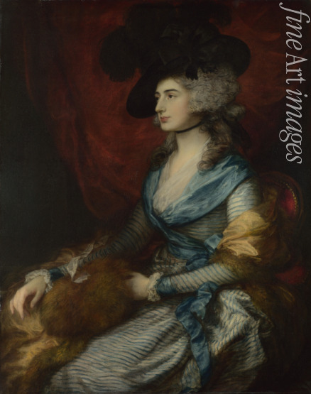Gainsborough Thomas - Portrait of Sarah Siddons (1755-1831)