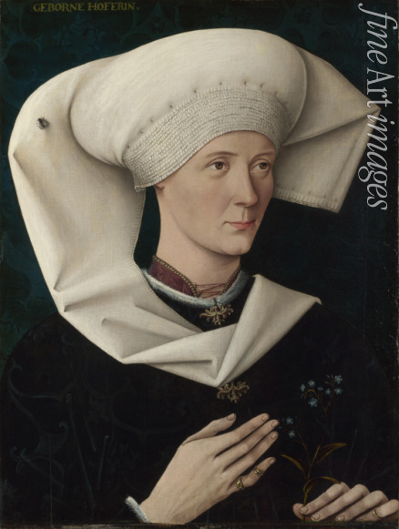 Schwäbischer Meister - Porträt einer Frau der Familie Hofer