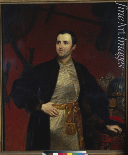 Brüllow (Briullow) Karl Pawlowitsch - Porträt von Fürst Michail Andrejewitsch Obolenski (1805-1873)