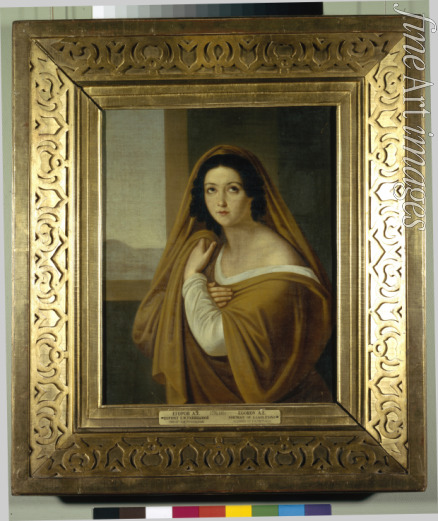 Yegorov Alexei Yegorovich - Portrait of Princess Yevdokia (Avdotya) Ivanovna Golitsyna, née Izmaylova (1794-1890)