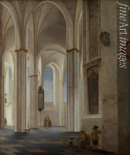 Saenredam Pieter - The Interior of the Buurkerk at Utrecht