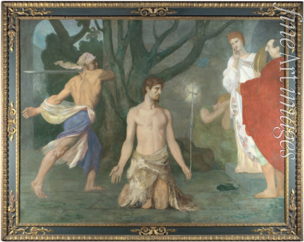 Puvis de Chavannes Pierre Cécil - Die Enthauptung Johannes des Täufers