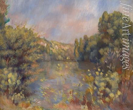 Renoir Pierre Auguste - Lakeside Landscape