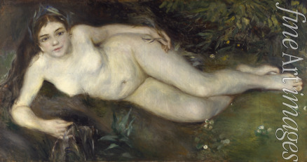 Renoir Pierre Auguste - A Nymph by a Stream