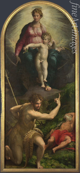 Parmigianino - The Madonna and Child with Saints John the Baptist and Jerome